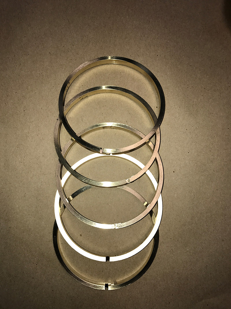 Bronze piston rings