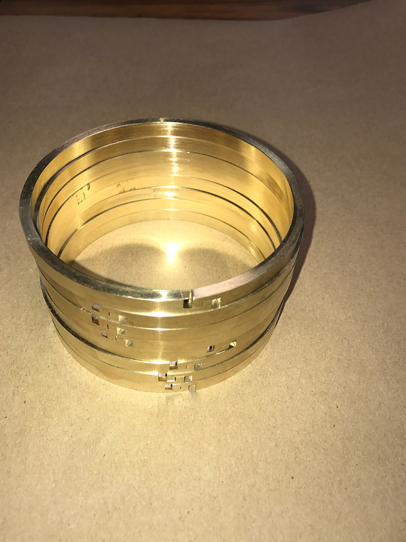 Bronze piston rings