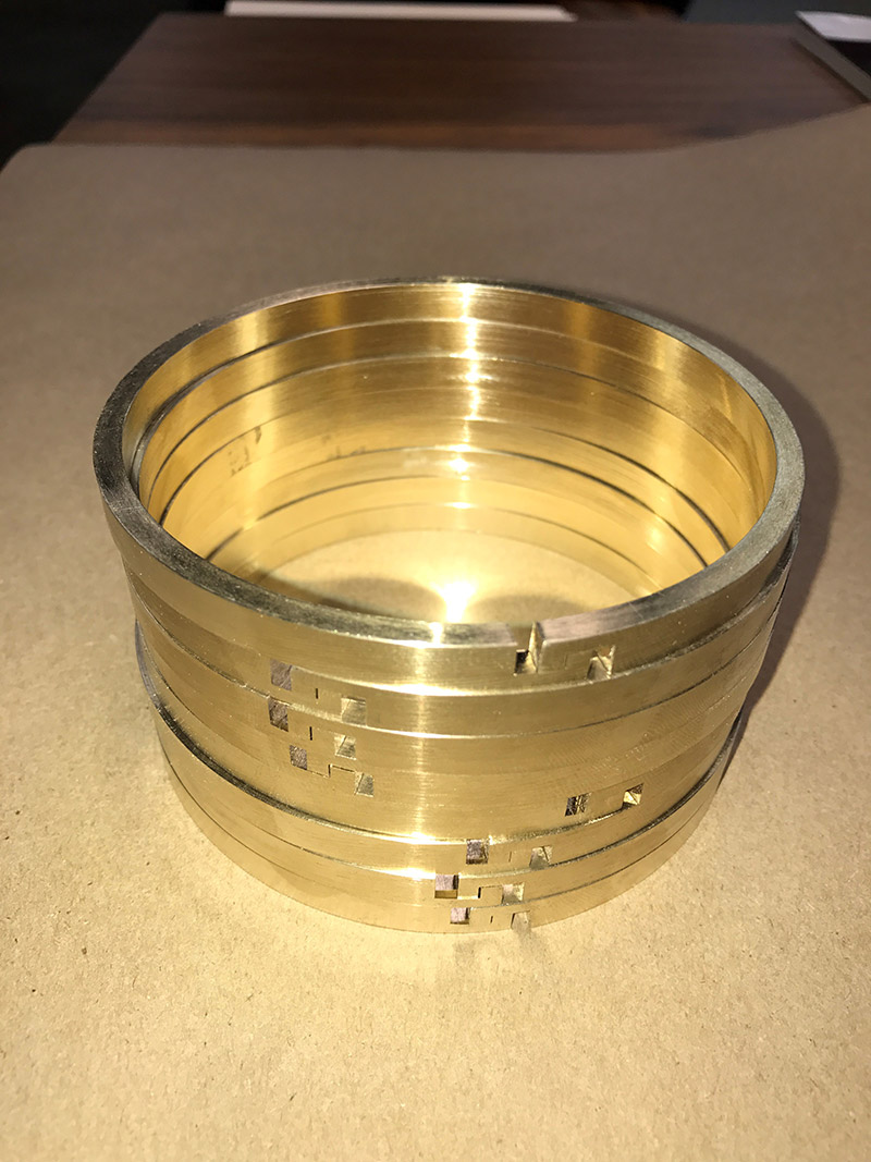 Bronze piston rings