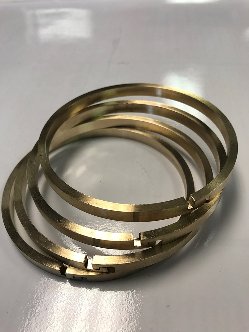 Bronze piston rings